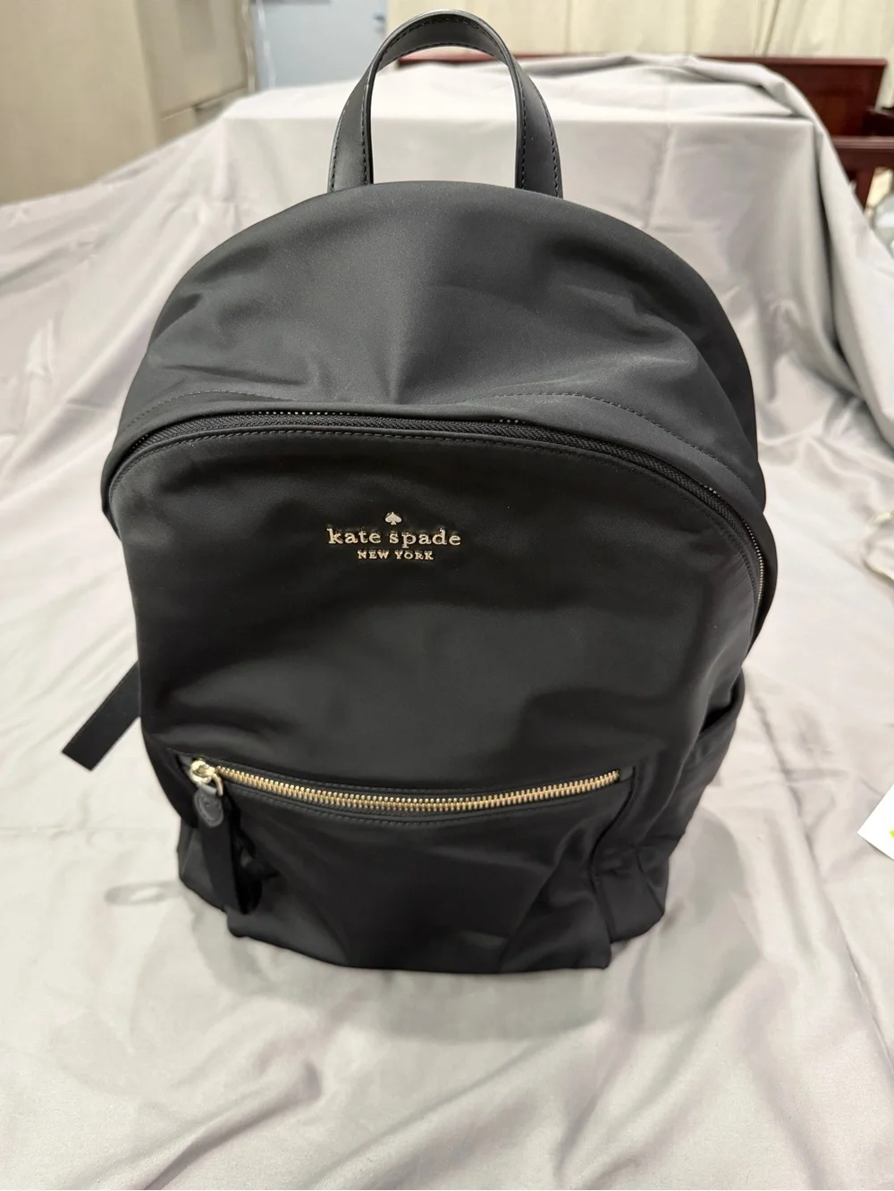 Kate Spade Black Medium Nylon Backpack